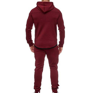 Conjunto Deportivo de Invierno para Hombre, con Capucha, Ecológico, Estampado, de Forro Polar, Transpirable, Holgado, de Alta Calidad, Mangas Largas, Informal - Product Image 2