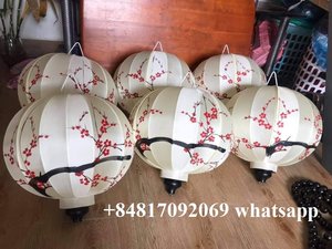 โคมไฟไหมกันน้ำเวียดนามหลากสีสำหรับตกแต่งปีใหม่/ตรุษจีน ขายส่งราคาถูกจำนวนมาก - Product Image 5