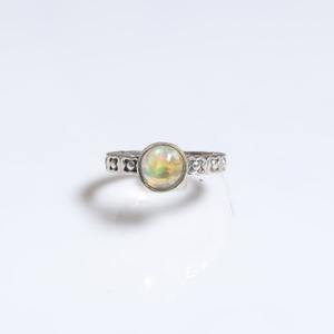 925 Sterling Silver <b>Opal</b> Gemstone Handmade Boho Style <b>Ring</b> Jewelry for Women Wedding & Party Gift - Product Image 2