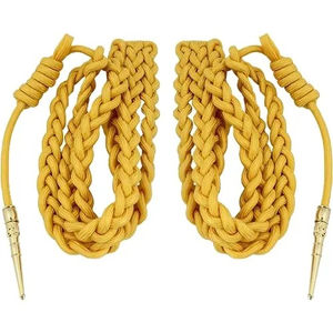 OEM venta al por mayor de encargo hombro Aiguillette con tamaño de color personalizado y logotipo de impresión shineGold Wire Aiguillette Gold Wire Cord - Product Image 6
