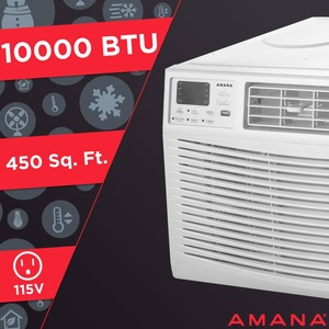 10000 BTU 115V Window Air <b>Conditioner</b> with Remote Control Programmable Digital Cooling and Eco Mode - Product Image 2