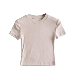 Débardeur à manches courtes pour homme, coupe ajustée, col rond, en spandex/polyester, séchage rapide, respirant, écologique, décontracté, pour le sport, le yoga - Product Image 4