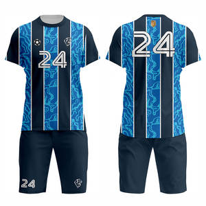 Nouveau design élégant, uniforme de football unisexe, maillot de football personnalisé, respirant, séchage rapide, 100% polyester, entraînement pour le football - Product Image 5
