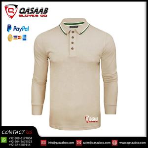 Nouveaux polos de sport décontractés respirants à col rabattu boutonné et rayé, à manches longues, pour le printemps-été - Product Image 3