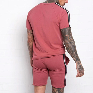 Ensemble short et t-shirt pour homme, prix bas, best-seller, MOQ faible, respirant, en coton et polyester, pour l'été - Product Image 4