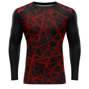Por encargo Rash Guards de alta calidad Bjj Mma de alta calidad por encargo con bajo MOQ MMA Rashguard - Product Image 1