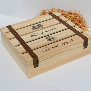 El mejor vendedor, cajas de vino de madera hechas a mano, talla grabada disponible a precios a granel - Product Image 6