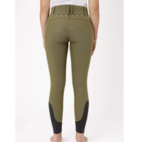 Pantalon d'équitation pour femmes - 100% polyester, legging sportif sans couture, style jodhpur, grande extensibilité, commande d'échantillon en 7 jours