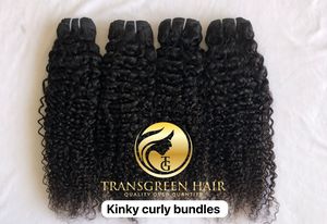 Exportateur mondial vendant des cheveux humains 100% vierges de qualité supérieure 10 ''à 30'' Kinky Curly Bundles Extension de cheveux à donneur unique - Product Image 5