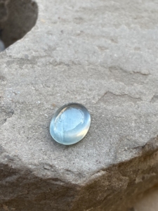 เพชร5.50กะรัตพลอยอะความารีนธรรมชาติสุดอลังการทำเครื่องประดับอัญมณีทรงวงรีทรงหลวมความแวววาวสวยงาม - Product Image 5