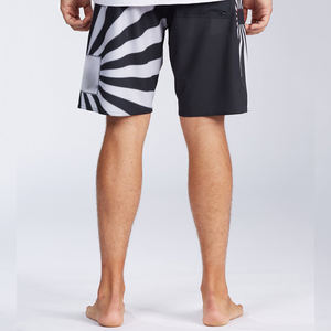 Pantalones cortos de algodón 100% con estampado de cebra para hombre, bañadores de playa de secado rápido, tejido informal no tejido, servicio OEM disponible - Product Image 2