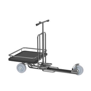 Dark Gray Km07350-Ergo <b>Platform</b> Scooter Foldable Ergonomic <b>Trolleys</b> - Product Image 1