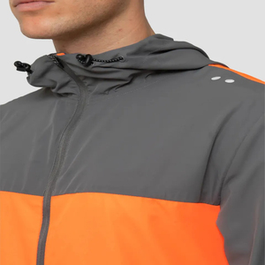 Chaquetas cortavientos personalizadas para hombre, chubasquero de invierno con cremallera, impermeable, para correr, golf, ciclismo de montaña, capucha, chaqueta cortavientos ligera - Product Image 4