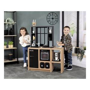 Ensemble de jouets de cuisine et d'alimentation Loft marron et noir 7600312600 avec accessoires 74x29x96cm - Product Image 2
