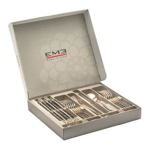 Ensemble de couverts de table Infinity en chrome poli, 24 pièces, vaisselle en acier inoxydable COF24IN 10 Eme - Product Image 2