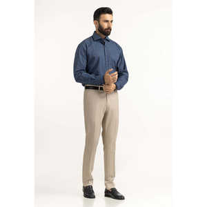 Camisas de Vestir Modernas 100% Algodón FS-CHK25-249, Camisas Casuales de Negocios a Rayas, Corte Slim, Popelina, Manga Larga, Talla 3XL - Product Image 1