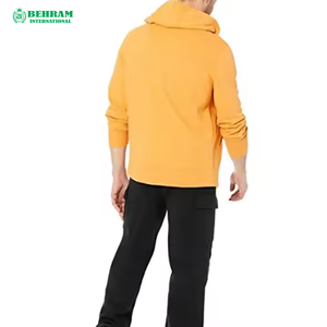 Sudadera con capucha de otoño e invierno de alta calidad Casual 100% algodón polar sólido cremallera Sudadera con capucha transpirable hombres cremallera sudaderas 330 GSM - Product Image 5