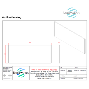 UHF RFID เสาอากาศ CP6025แบบบางผลิตในประเทศเวียดนาม UHF เสาอากาศทิศทาง902-928MHz สำหรับการค้าปลีกและระบบอัตโนมัติ - Product Image 3