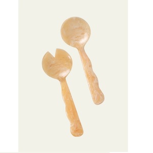 Juego de Cubiertos de Resina para Ensalada, Cuchara y Tenedor, Utensilios de Cocina para Cocina, Servidores de Ensalada de Resina con Mangos de Resina Disponibles - Product Image 5