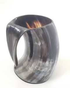 High Quality Viking Wine Horn <b>Mug</b> <b>Set</b> Vacuum Insulation <b>Coffee</b> <b>Mug</b> with No-Leak Proof Lid and Handle by crescent crafts - Product Image 1