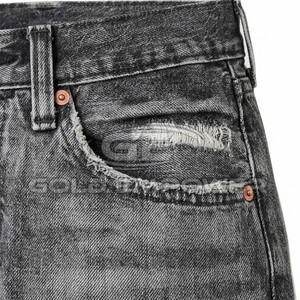 Everyday Fashion Men Distressed Solid Eco-Friendly Jeans <b>Shorts</b> Soft Cotton Fabric Casual Summer Outdoor Activities <b>Travel</b> - Product Image 5