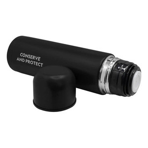 Thermos a Forma di Proiettile Nat Geo 500ml in Acciaio Inossidabile Nero Opaco - Product Image 5