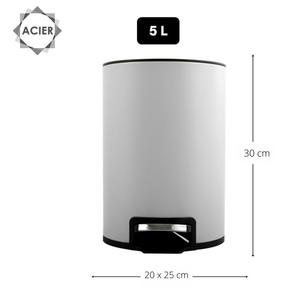 STEPBIN RIKU 5L BIANCO OPACO - Product Image 2