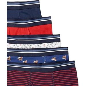 Boxers pour hommes en coton confortable 4XL Taille mi-haute Bonne qualité Sans étiquette Logo à la taille Matière en maille Lavage en machine Séchage à l'air chaud - Product Image 2