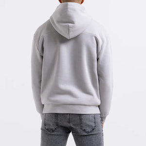 Sweat à capuche pour homme de haute qualité, 380g, 100% coton molletonné, décontracté, mode, sport, extérieur, ample, fabricants personnalisés - Product Image 2