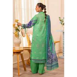 Traje de 3 Piezas sin Coser con Estampado Floral SD-52092 con Decoración de Botones - Product Image 6