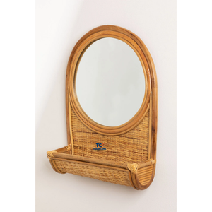 Meilleur produit miroir en rotin fait main miroir en rotin écologique rustique du Vietnam - Product Image 2