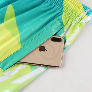 Ensemble d'uniformes de basketball personnalisés pas chers, design unique de maillot de basketball bleu, uniformes de basketball américains avec numéros, 100% polyester - Product Image 5