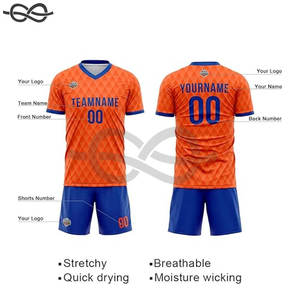 Camiseta de fútbol personalizada para hombre, número de nombre del equipo, camiseta de fútbol de calidad original con logotipo impreso, conjunto de ropa de fútbol - Product Image 4