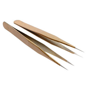 Pinzas para Pestañas de Acero Inoxidable con Punta Puntiaguda y Mango Cómodo para Extensiones de Pestañas y Injertos - Product Image 5