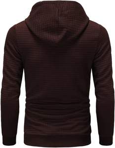 100% coton Streetwear pull à capuche impression numérique cravate-teinture Applique Design lavé à l'acide délavé solide doublé devant - Product Image 3