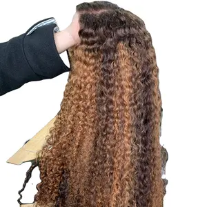 Vietnam Wig ekstensi rambut keriting Eropa rambut manusia berwarna pemasok Piano