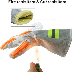 New Hand Protection Whole Sale Welding <b>Gloves</b> Leather Welding <b>Gloves</b> Hot Sale Leather Welding <b>Gloves</b> <b>For</b> Sale - Product Image 3