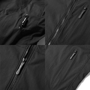 Pareja Casual Moda Chaqueta a prueba de viento con capucha con cremallera Slim Sports Outdoor Windbreaker para hombres Mujeres Stand Collar Servicio OEM - Product Image 5