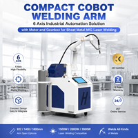 Brazo de Soldadura Robótico Compacto de 6 Ejes, Solución de Automatización Industrial con Motor y Caja de Cambios para Soldadura Láser MIG de Chapa Metálica