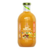100% Biologisch Tropisch Sap Georgia's Natuurlijk Biologisch NFC Ananas Mango Dadel Sinaasappelsap in 200ml/300ml/750ml/1l Flessen