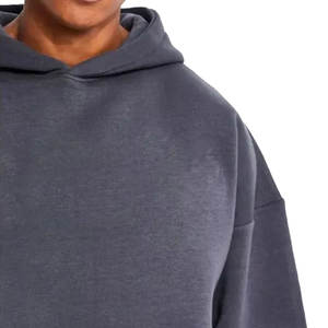 Sweat-shirt à capuche pour homme en gros 2026, sweat-shirt décontracté uni, capuche pour homme, respirant, logo et design personnalisés - Product Image 3