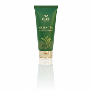 Limpiador Facial de Espuma de Té Verde Orgánico Glee Impex, Glicerina Herbal para Piel Normal, Limpieza Hidratante Suave y Antioxidante - Product Image 1