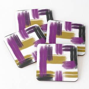 <b>Wood</b> Multicolor Enamel Print Finished Serving Coaster Used for Hotel & Restaurant Tabletop Drink Serving Coasters Home & Kitchen - Product Image 2