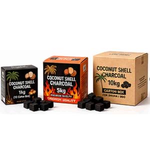 Carbones de Coco en Trozos - Cáscara de Coco, 25 kg, Negro |   Humedad 5-10%, Pureza 99%, Contenido de Ceniza Inferior al 8%, Uso Comercial - Product Image 2
