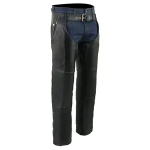 Leather Biker <b>Chaps</b> - Product Image 1