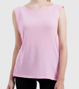 Débardeur de fitness pour femmes avec imprimé solide décontracté Design de yoga respirant à la mode sans manches pour grande taille nouveau design - Product Image 5