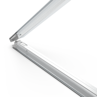 Boîte lumineuse LED SEG de table D40F, support de bannière en tissu portable avec graphismes imprimés sur mesure et cadre pliable pour événements