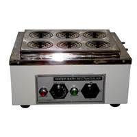 Bain-marie thermostatique rectangulaire à paroi simple de haute qualité en acier inoxydable 304, capacité 10L, Concentric Laboratories