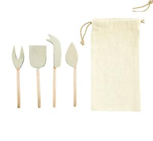 Mango de piedra de mármol y acero inoxidable Diseño moderno Juego de cuchillos de queso hechos a mano Juego de cubiertos de cocina para usos de fiestas - Product Image 3