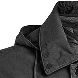 Vestes pour hommes : Blouson chaud personnalisé pour hommes, en toile, style bomber, cargo, utilitaire, avec col montant et rembourrage – Vente en gros - Product Image 6